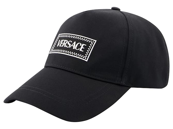 Casquette Baseball - Versace - Coton - Noir  ref.1372272